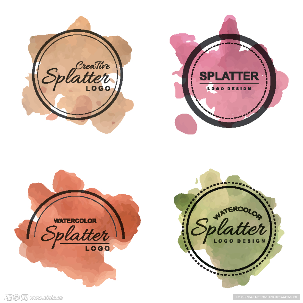 笔刷 展板背景模板