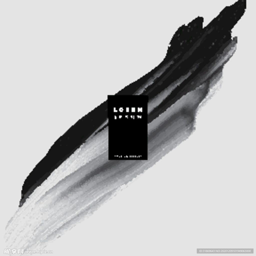 笔刷 展板背景模板