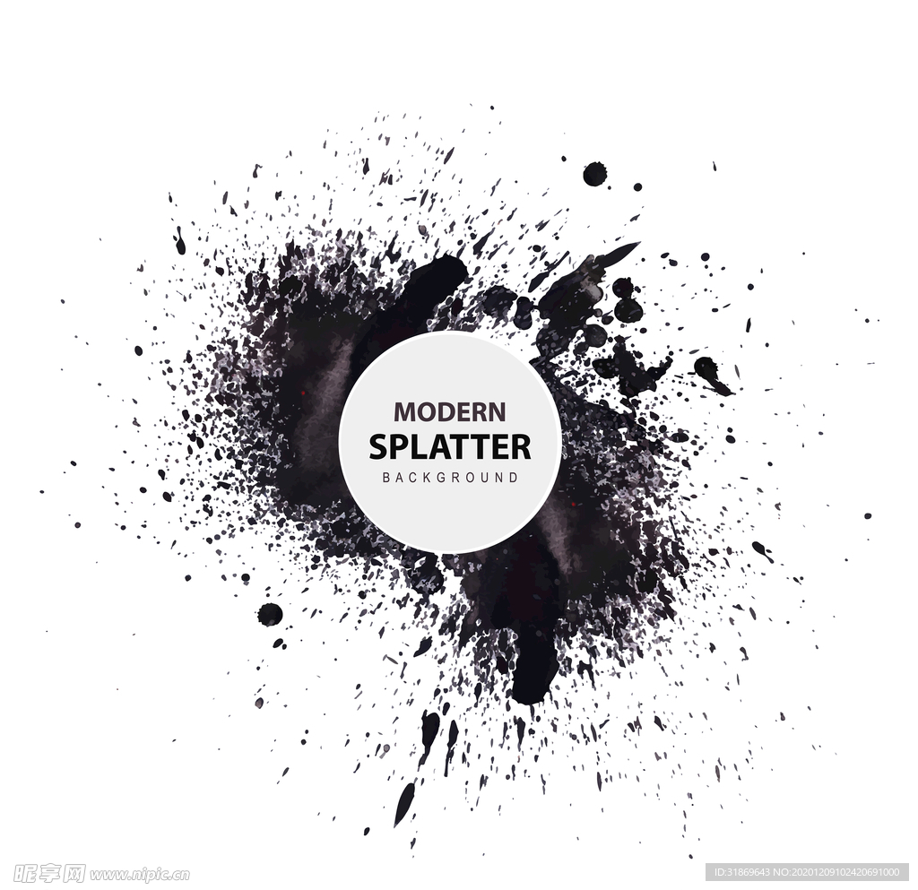 笔刷 展板背景模板