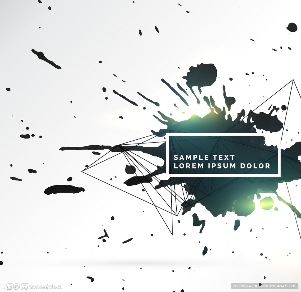 笔刷 展板背景模板