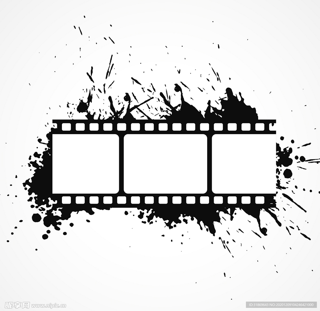 笔刷 展板背景模板