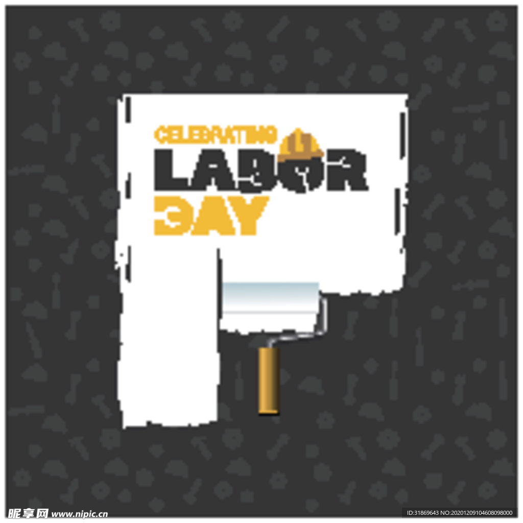 笔刷 展板背景模板