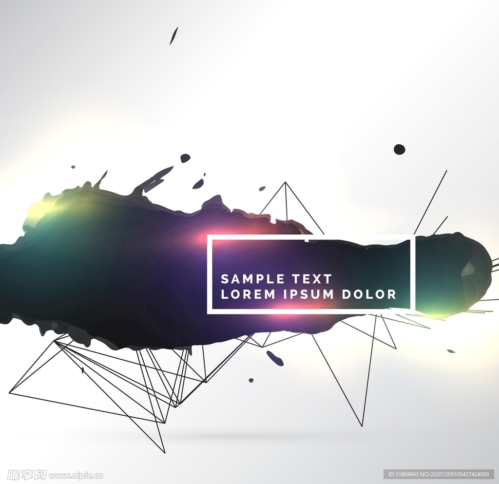 笔刷 展板背景模板