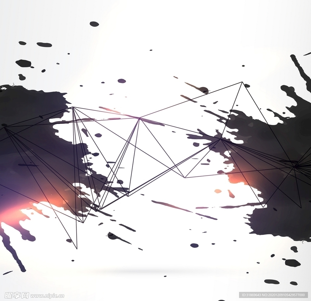 笔刷 展板背景模板