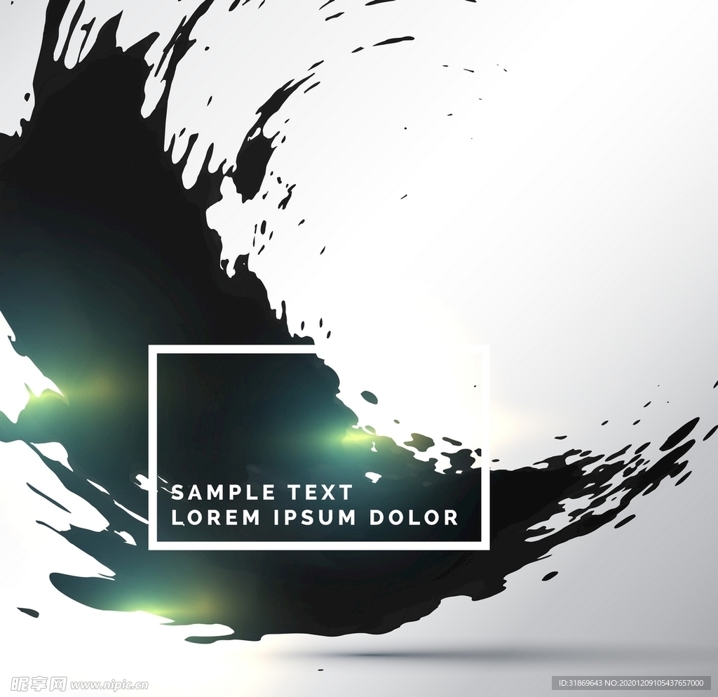 笔刷 展板背景模板