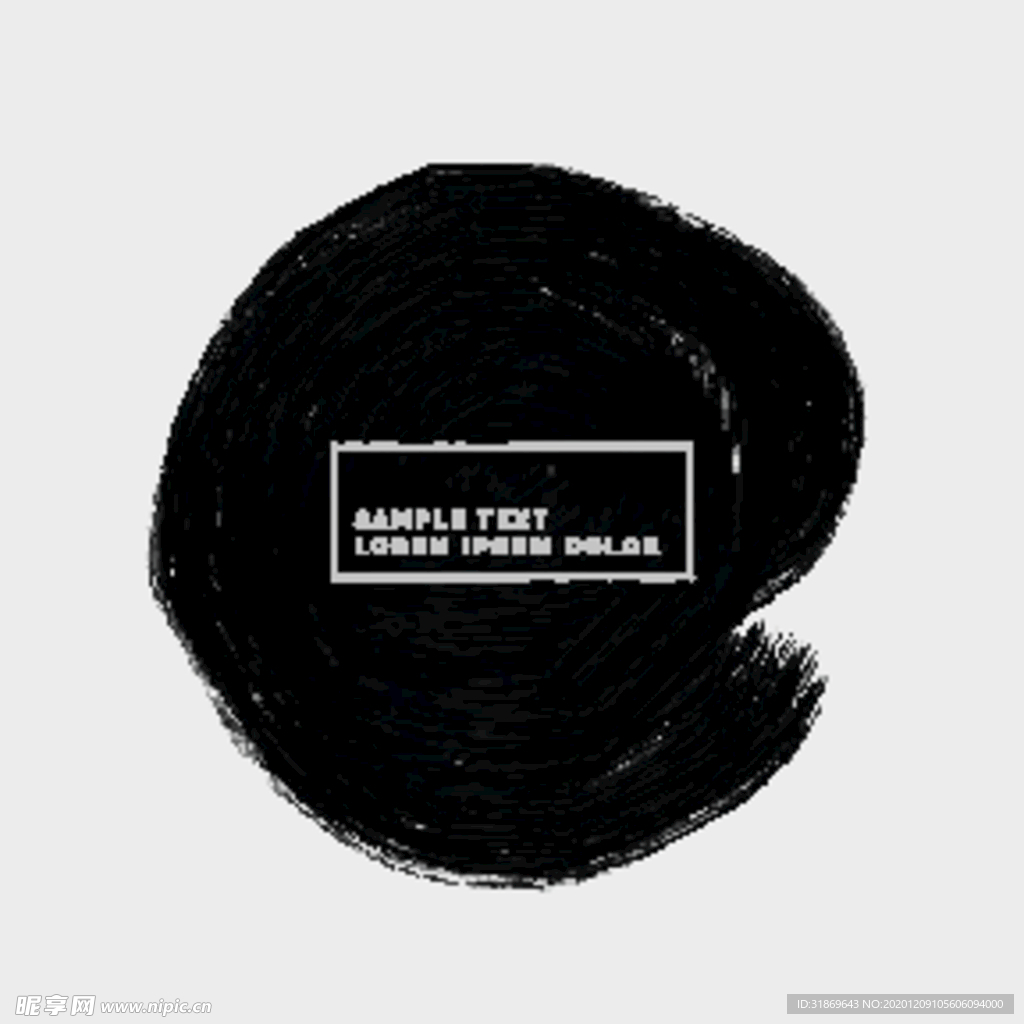 笔刷 展板背景模板