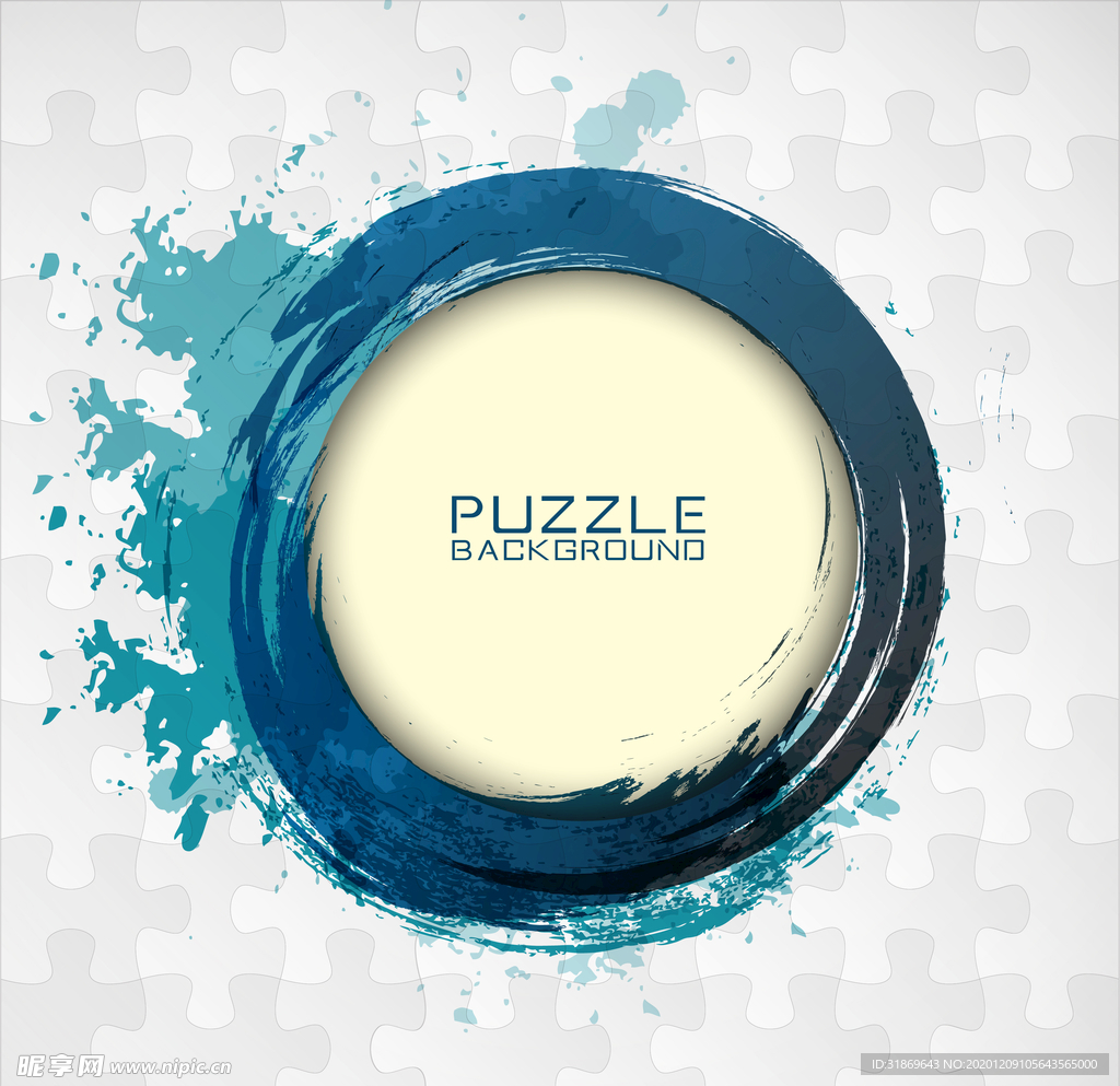 笔刷 展板背景模板