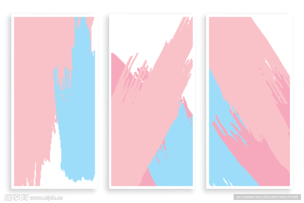 笔刷 展板背景模板