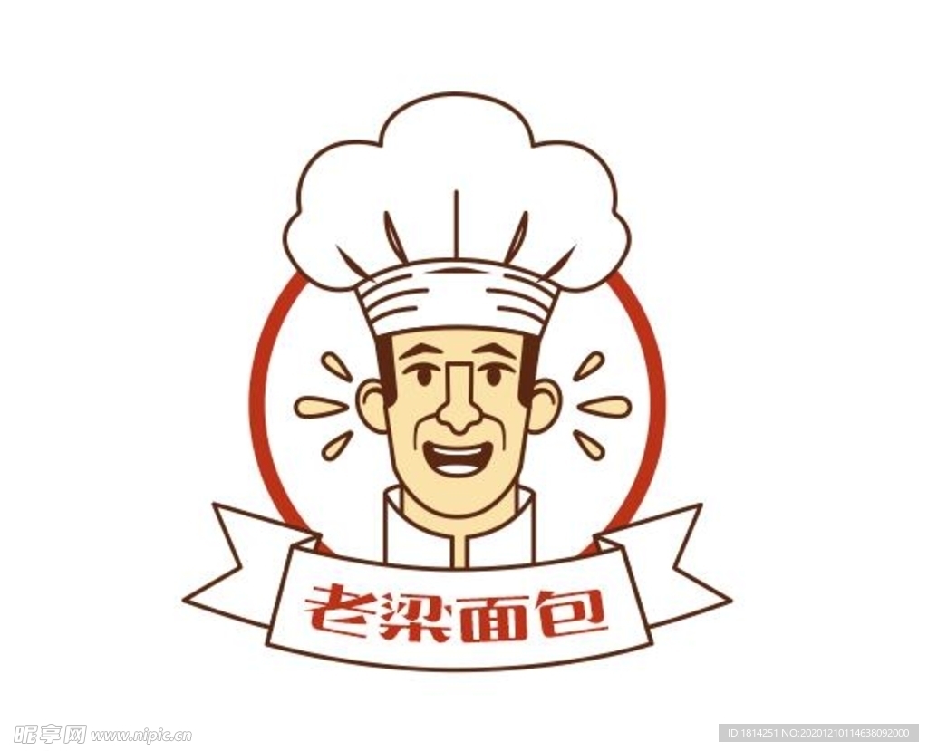 面包店标志 logo