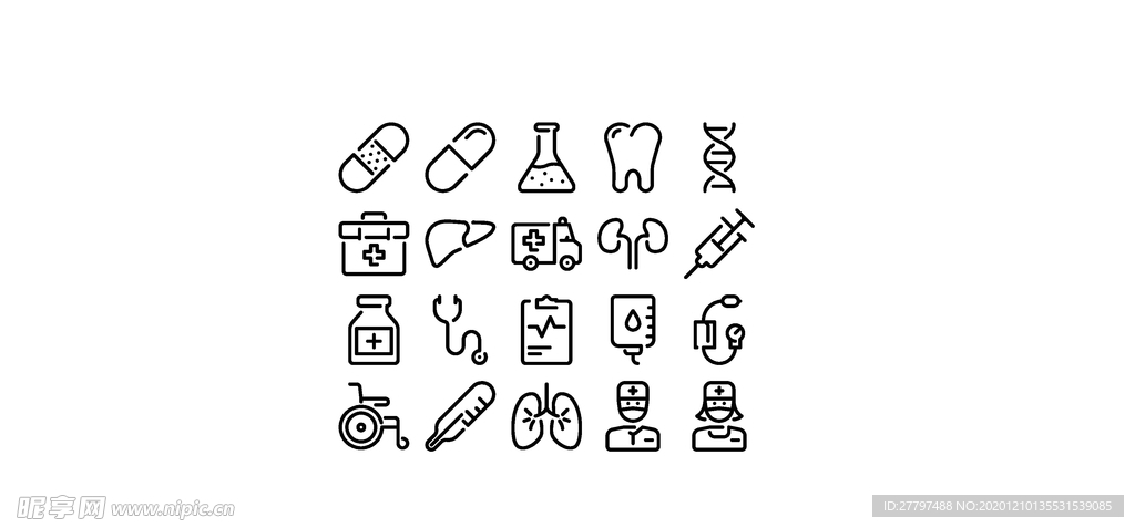 药物医疗器械图标