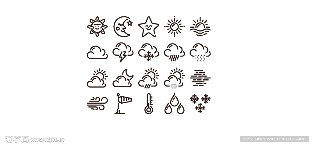 天气图标