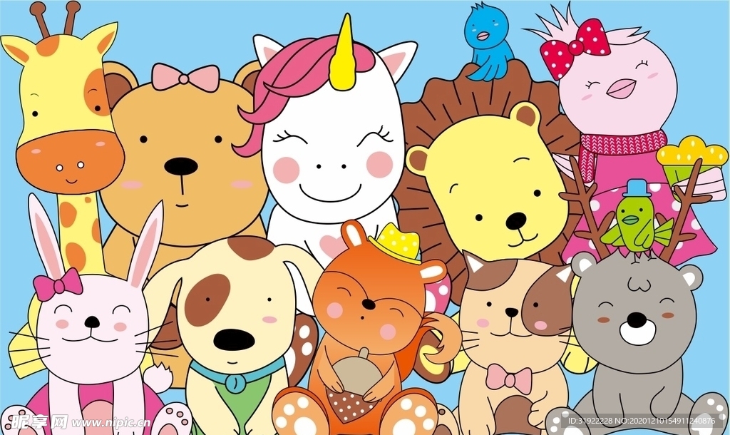 动物合影 上拾贰