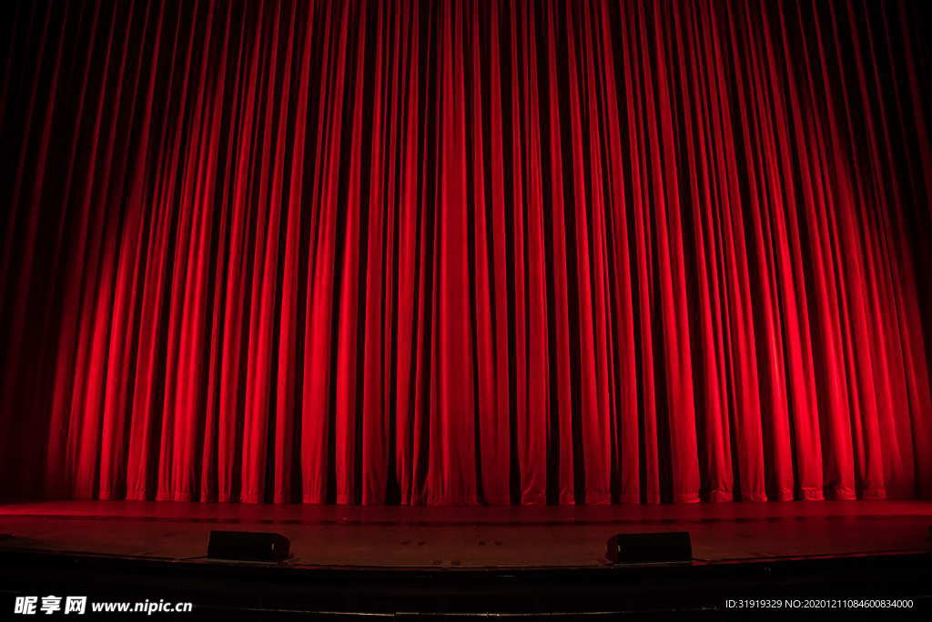 红色的窗帘 红色 窗帘