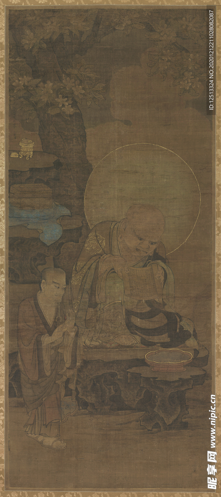 金大受十六罗汉图