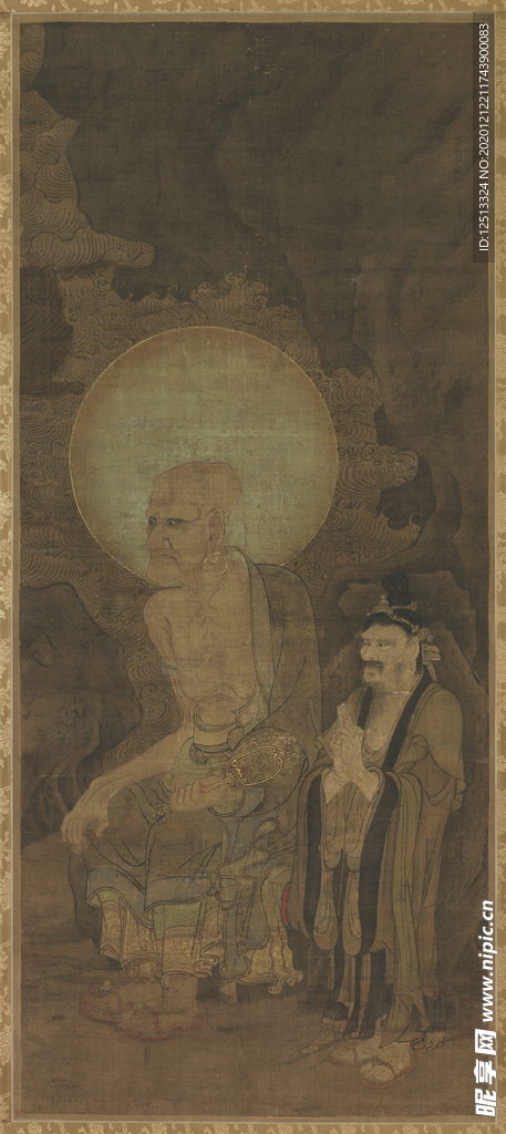 金大受十六罗汉图