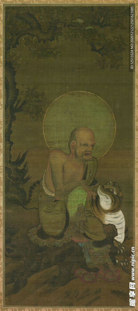 金大受十六罗汉图