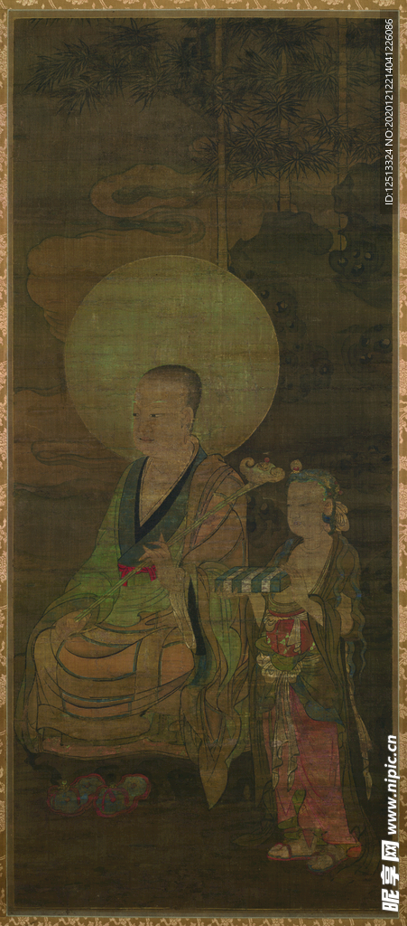 金大受十六罗汉图