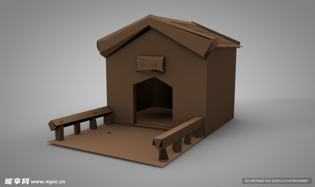 C4D 模型狗屋