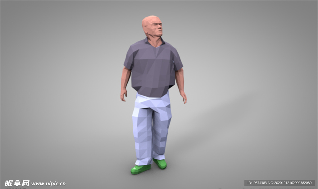 C4D 模型 人像卡通人物