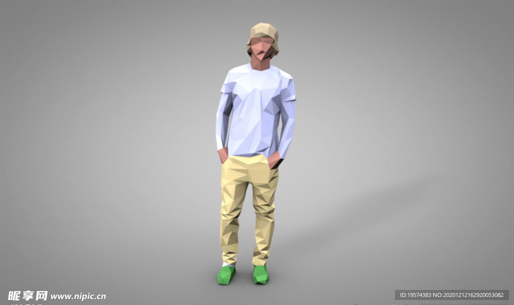 C4D 模型 卡通人物人像