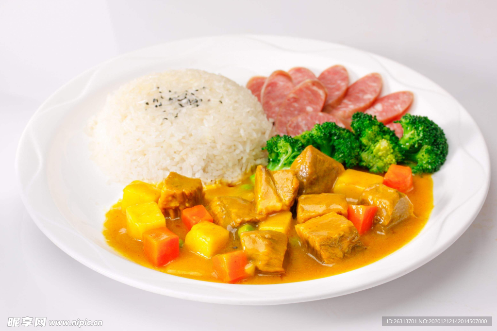 牛肉咖喱饭