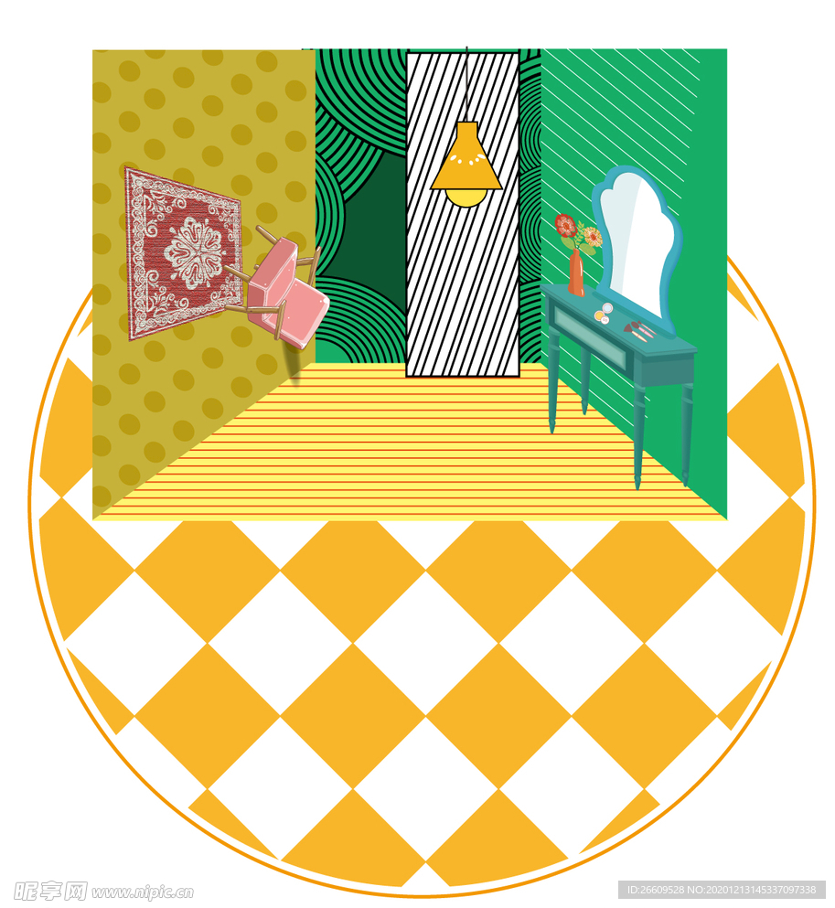 网红打卡拍照墙