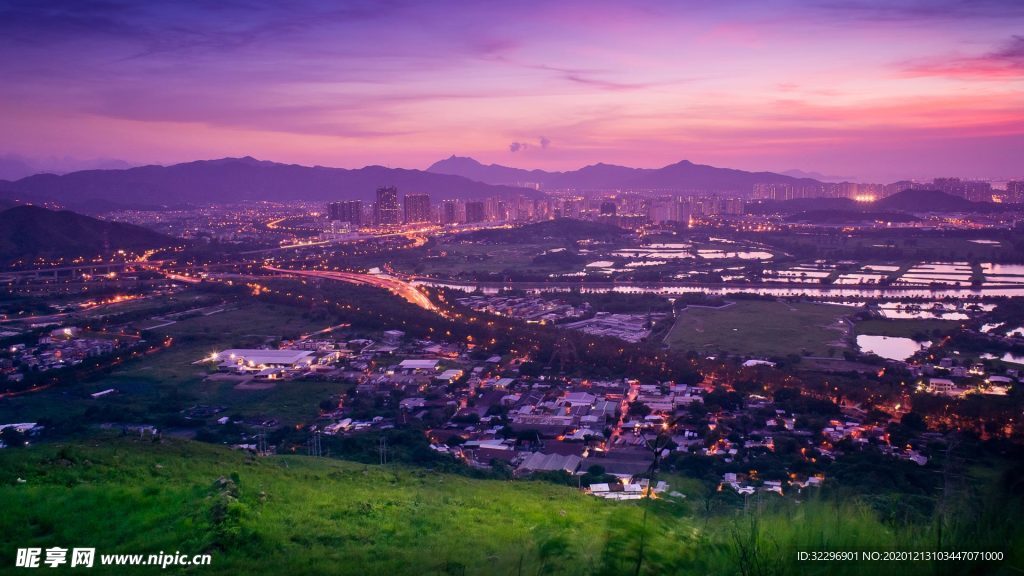 城市剪影 缤纷城市