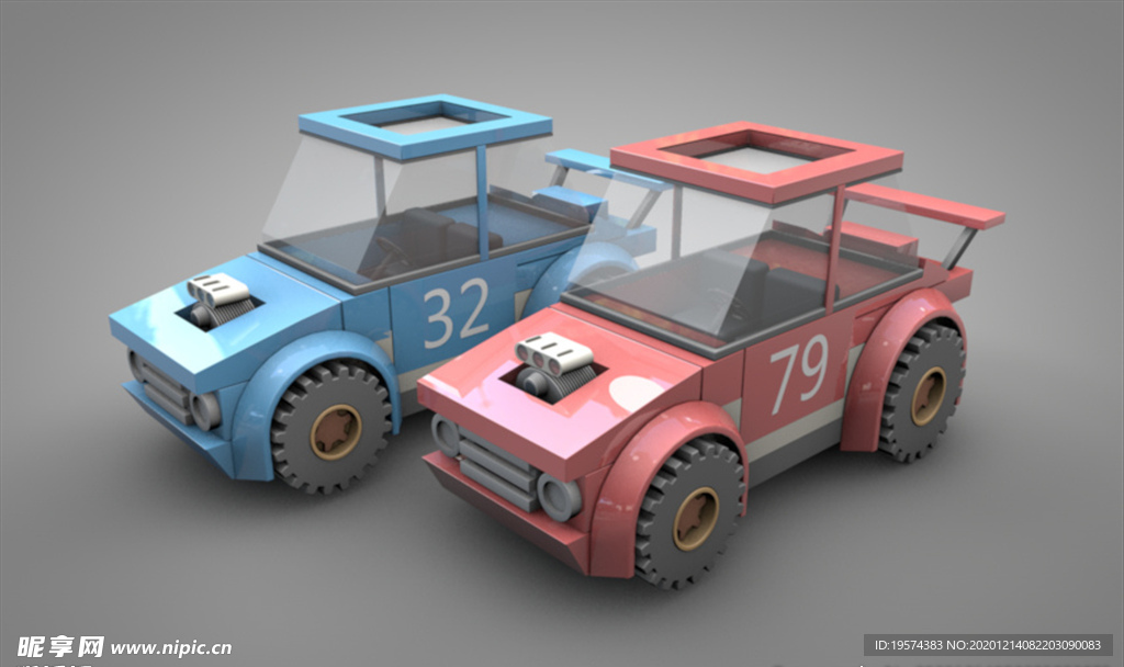 C4D 模型越野战斗车