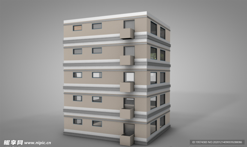 C4D 模型 楼房建筑大楼大夏