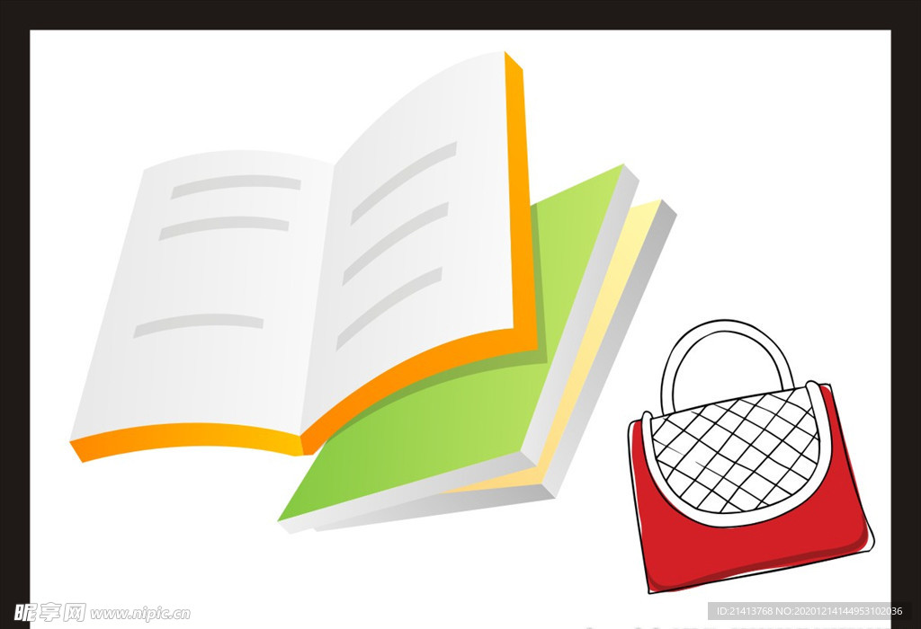 手绘卡通插画