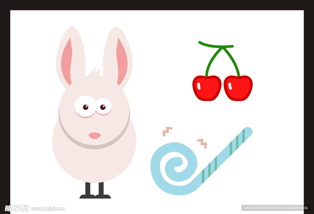 手绘卡通插画