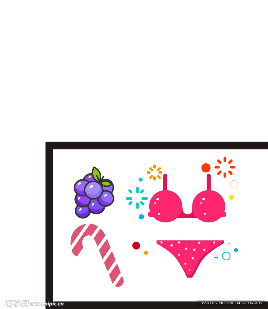 手绘卡通插画