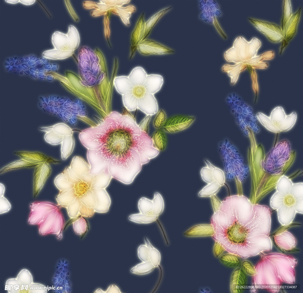 艺术玫瑰花墙纸背景图