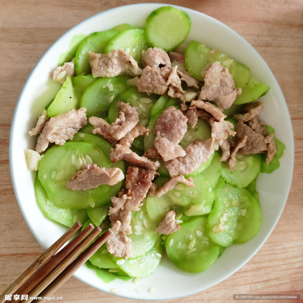 青瓜炒肉