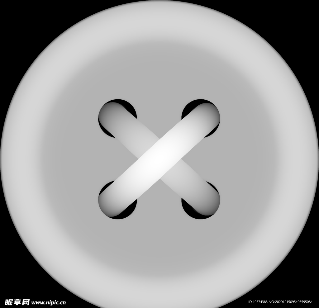 纽扣贴图纹理置换贴图3D