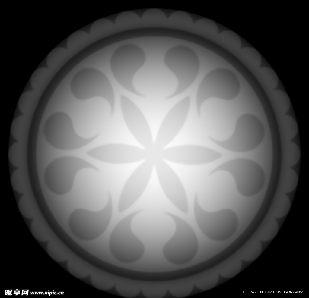 纽扣贴图纹理置换贴图3D