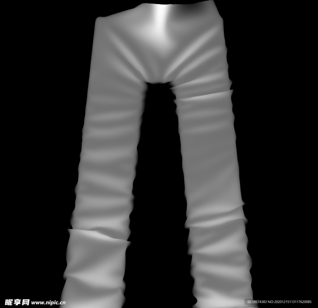 裤子的纹理皱纹衣服布料贴图褶皱