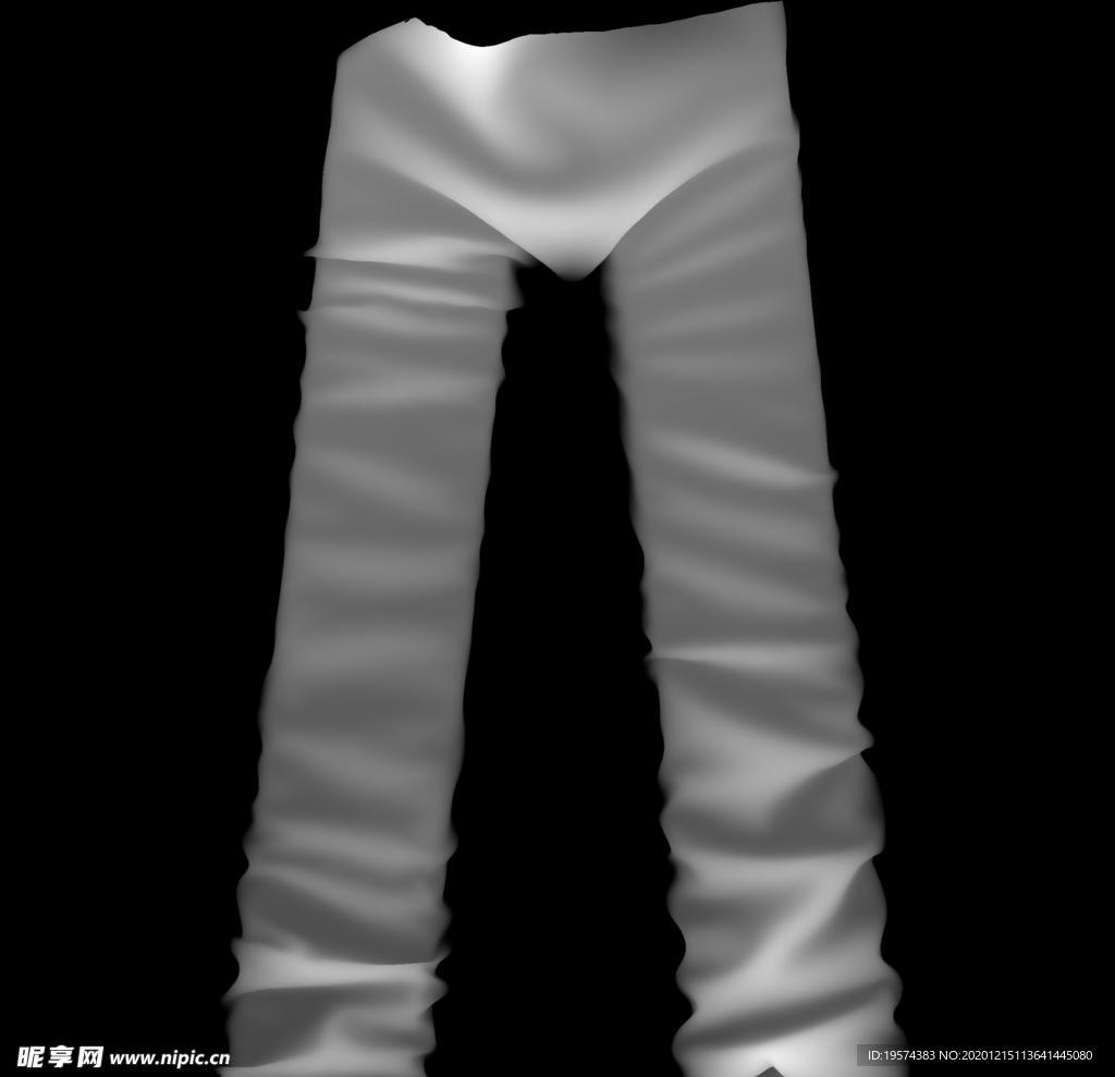 裤子的纹理皱纹衣服布料贴图褶皱