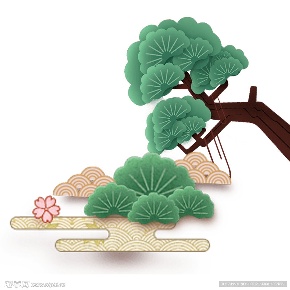 中国风金色祥云PNG免扣素材