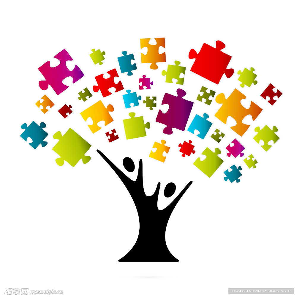 创意智慧树科技树PNG素材