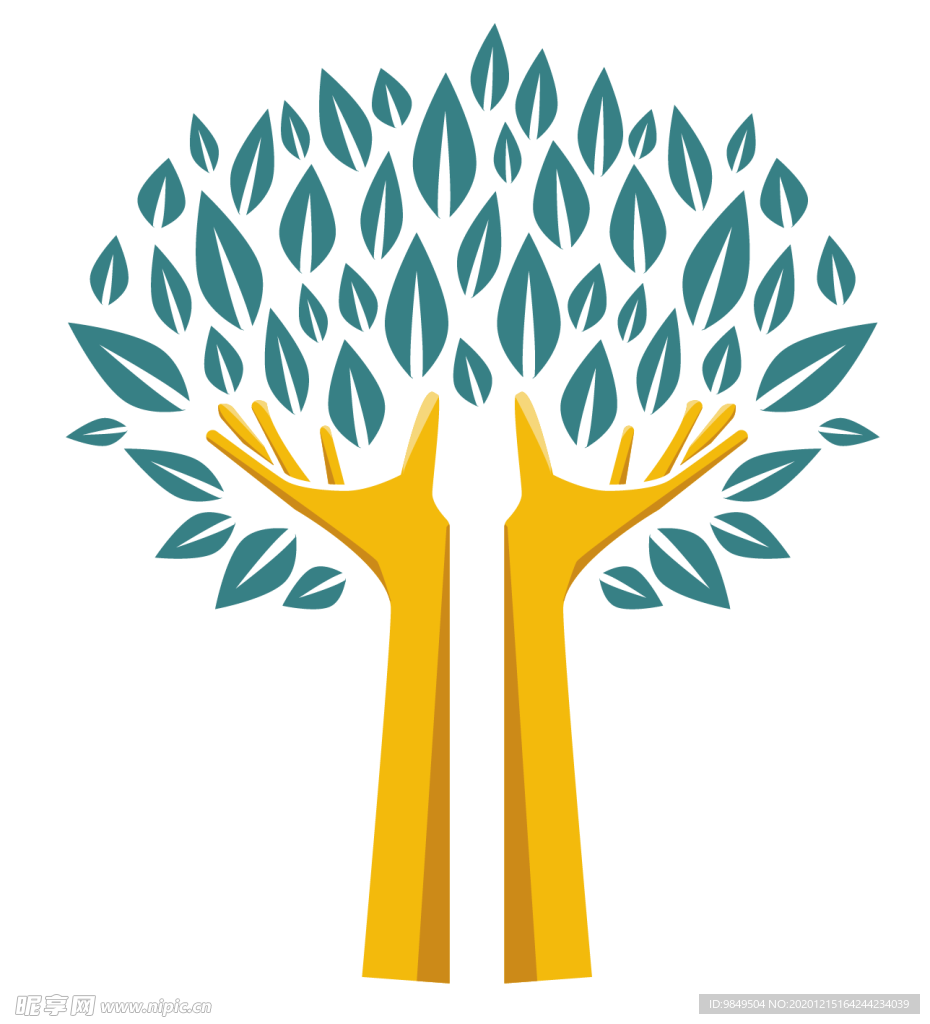 创意智慧树科技树PNG素材