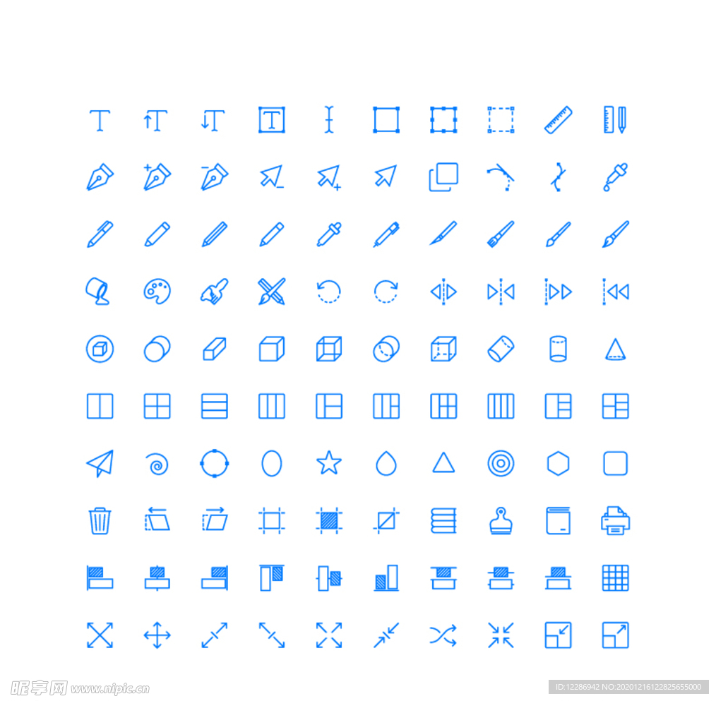 100个设计UI图标