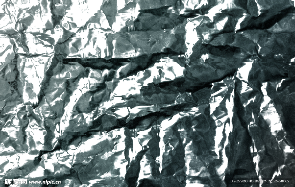 高级熟料金属锡纸质感背景