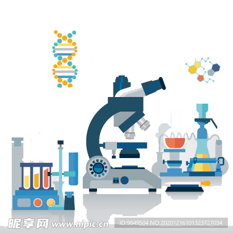 科学化学实验器材PNG