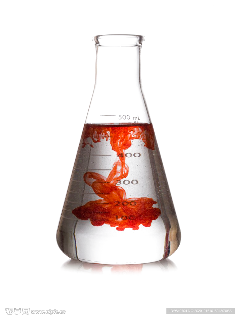 锥形瓶科学化学实验器材PNG