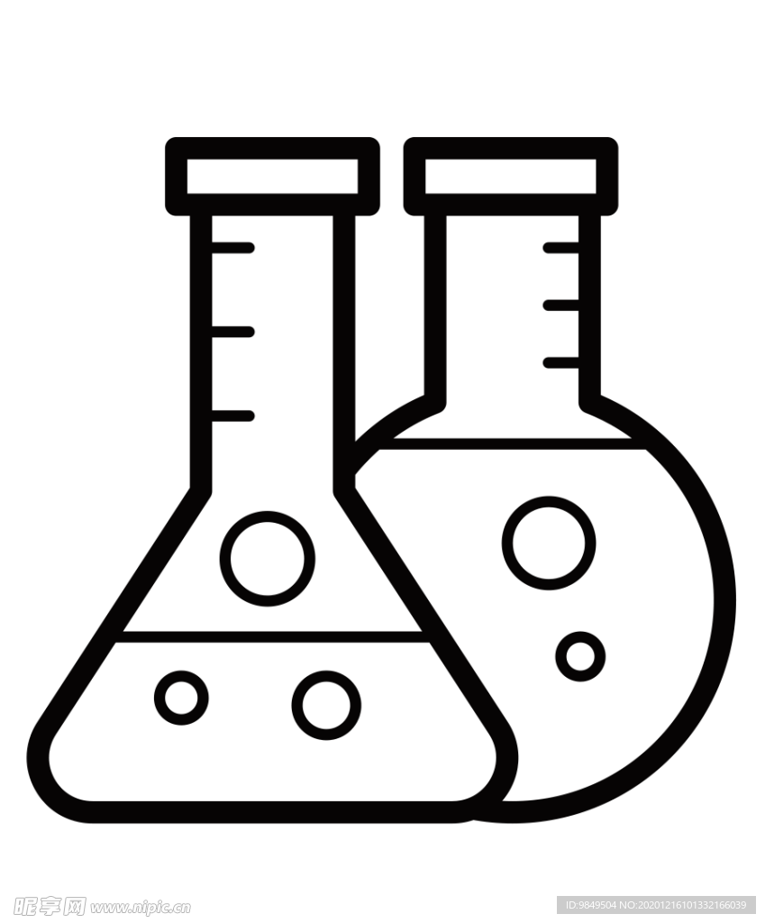 科学化学实验器材PNG