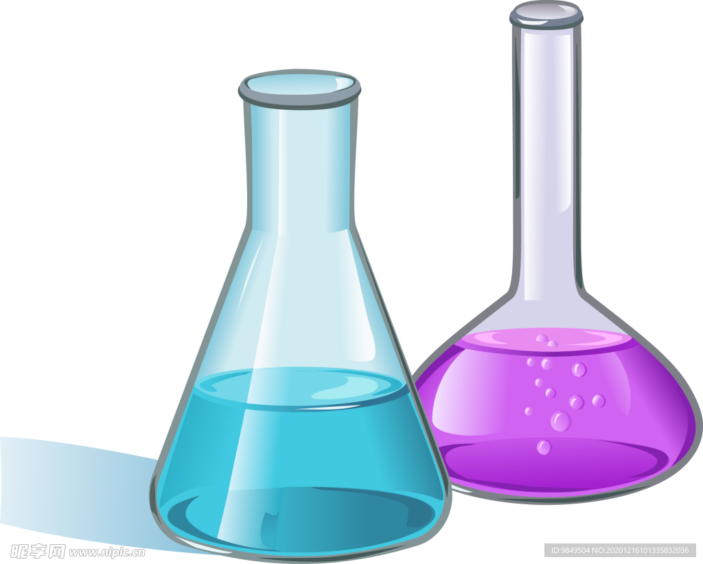 锥形瓶化学实验器材PNG