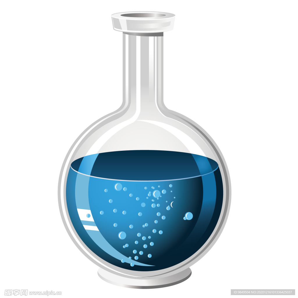 平底烧瓶化学实验器材PNG