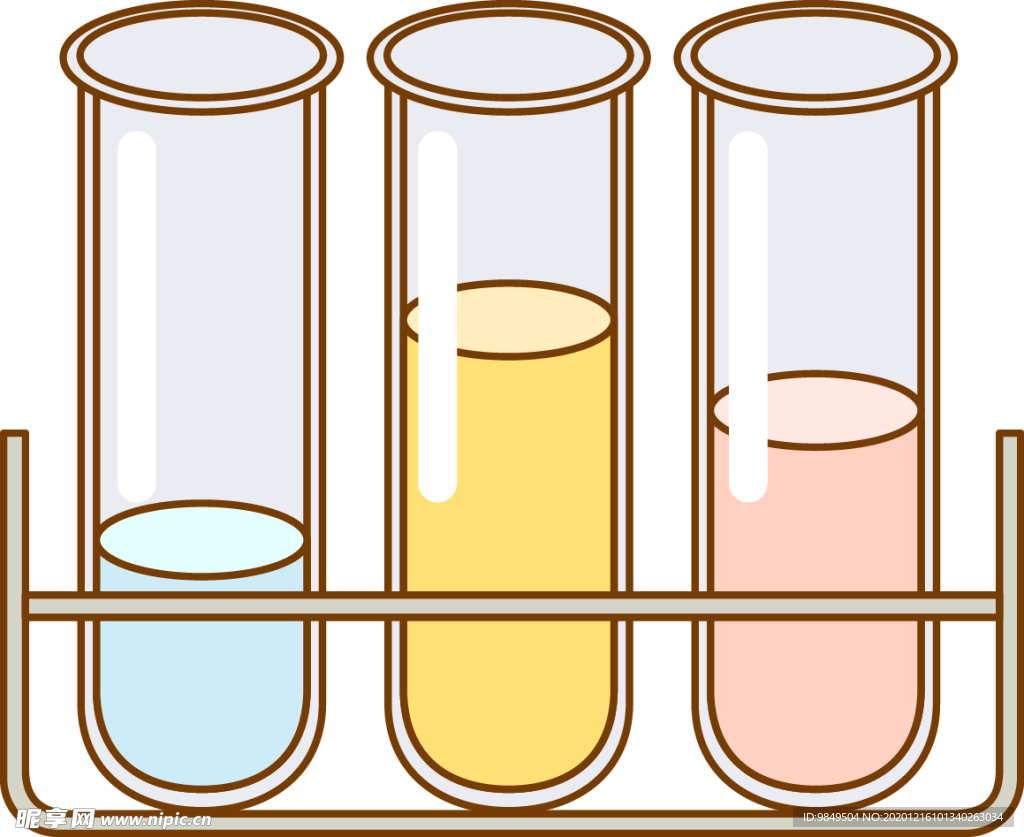 试管科学化学实验器材PNG