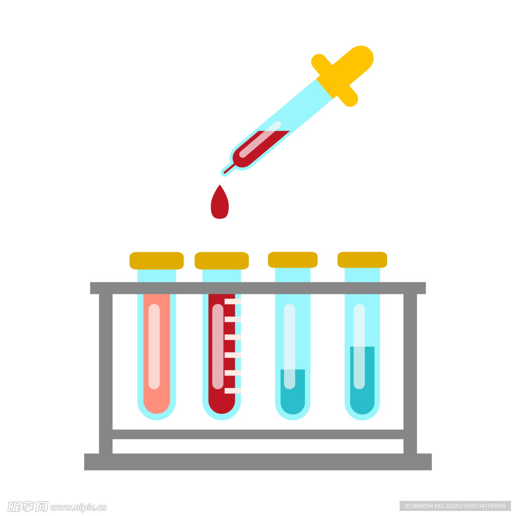 试管滴管化学实验器材PNG